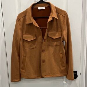 Urban Outfitters Brown Shirt Jacket